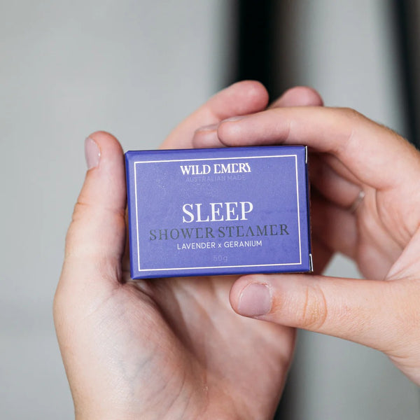 Shower Steamer | Sleep by Wild Emery. Australian Art Prints, Fashion and Homewares. Green Door Decor. www.greendoordecor.com.au