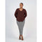 Sia V Neck Bamboo Long Sleeve Top - Burgundy by Lou Lou Australia. Australian Art Prints, Gifts, Fashion and Homewares. Green Door Decor. www.greendoordecor.com.au