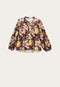 Sierra Blouse | Rain Floral by Nancybird. Australian Art Prints, Gifts, Fashion and Homewares. Green Door Decor. www.greendoordecor.com.au
