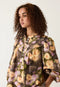 Sierra Blouse | Rain Floral by Nancybird. Australian Art Prints, Gifts, Fashion and Homewares. Green Door Decor. www.greendoordecor.com.au