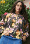 Sierra Blouse | Rain Floral by Nancybird. Australian Art Prints, Gifts, Fashion and Homewares. Green Door Decor. www.greendoordecor.com.au