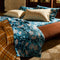 'Sierra' Linen Fitted King Sheet | Sodalite by Sage and Clare. Australian Art Prints, Gifts, Fashion and Homewares. Green Door Decor. www.greendoordecor.com.au