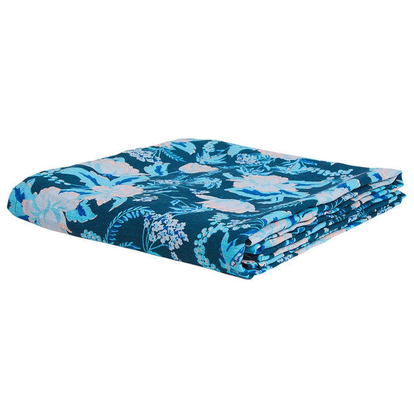 'Sierra' Linen Fitted King Sheet | Sodalite by Sage and Clare. Australian Art Prints, Gifts, Fashion and Homewares. Green Door Decor. www.greendoordecor.com.au