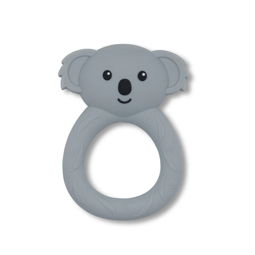 Silicone Teether | Koala - Eucalyptus by Jellystone Designs. Australian Art Prints, Gifts, Fashion and Homewares. Green Door Decor. www.greendoordecor.com.au