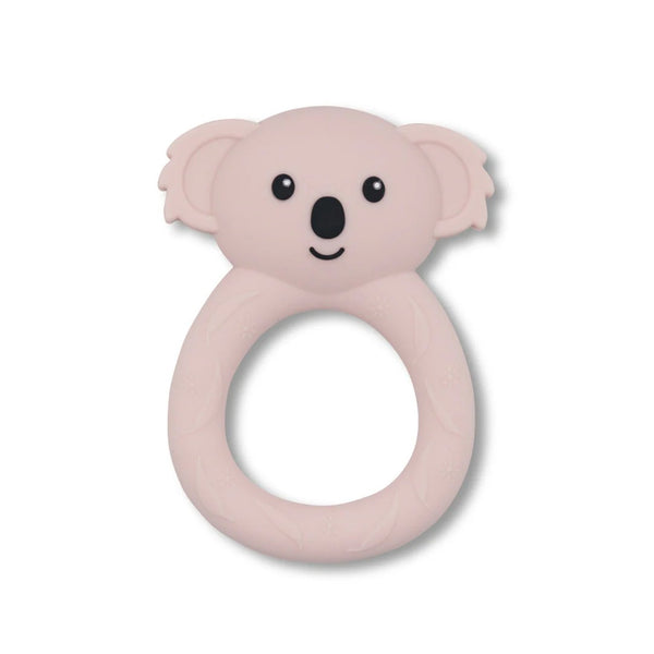 Silicone Teether | Koala - Pink Salt by Jellystone Designs. Australian Art Prints, Gifts, Fashion and Homewares. Green Door Decor. www.greendoordecor.com.au