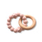 Silicone Teether | Moon - Blush by Jellystone Designs. Australian Art Prints, Gifts, Fashion and Homewares. Green Door Decor. www.greendoordecor.com.au