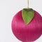 Silk Fruit Bauble - Pink | Christmas Hanging Decorations by Florabelle. Australian Art Prints and Homewares. Green Door Decor. www.greendoordecor.com.au