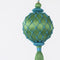 Silk Lattice Tassel Decoration - Blue & Green | Christmas Hanging Decorations by Florabelle. Australian Art Prints and Homewares. Green Door Decor. www.greendoordecor.com.au