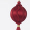 Silk Tassel Bauble Decoration - Red | Christmas Hanging Decorations by Florabelle. Australian Art Prints and Homewares. Green Door Decor. www.greendoordecor.com.au