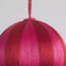 Silk Stripe Bauble Large - Fuchsia & Red | Christmas Hanging Decorations by Florabelle. Australian Art Prints and Homewares. Green Door Decor. www.greendoordecor.com.au