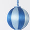 Silk Stripe Bauble Small - Dark Blue & Blue | Christmas Hanging Decorations by Florabelle. Australian Art Prints and Homewares. Green Door Decor. www.greendoordecor.com.au