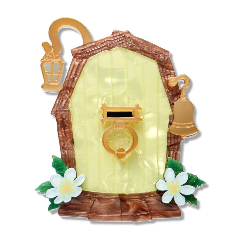 Silky's Door Brooch | Erstwilder x Fleur Harris x Enid Blyton 'The Magic Faraway Tree'. Australian Art Prints, Gifts, Fashion and Homewares. Green Door Decor. www.greendoordecor.com.au
