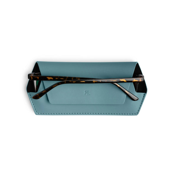 Slimline Glasses Case | Teal by Fox and Leo. Australian Art Prints, Gifts, Fashion and Homewares. Green Door Decor. www.greendoordecor.com.au