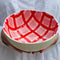 Salad Bowl | Pink and Red Gingham by Noss Ceramics. Australian Art Prints and Homewares. Green Door Decor. www.greendoordecor.com.au