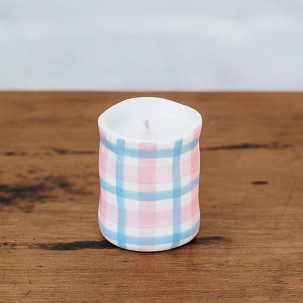 Noss Small Candle | Peony Suede by Noss & Co. Australian Art Prints and Homewares. Green Door Decor. www.greendoordecor.com.au