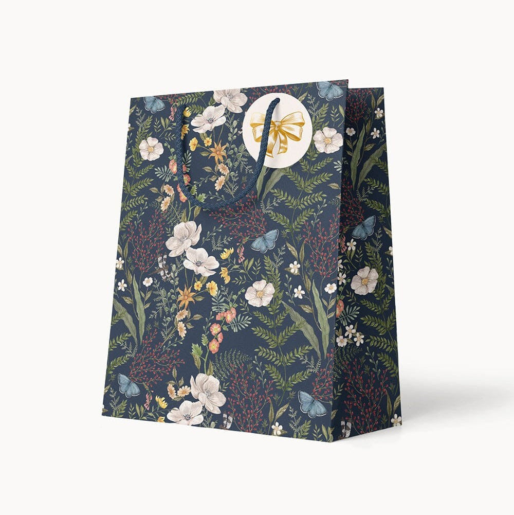 'Dusk In Bloom' Small Gift Bag by Bespoke Letterpress. Australian Art Prints, Gifts, Fashion and Homewares. Green Door Decor. www.greendoordecor.com.au