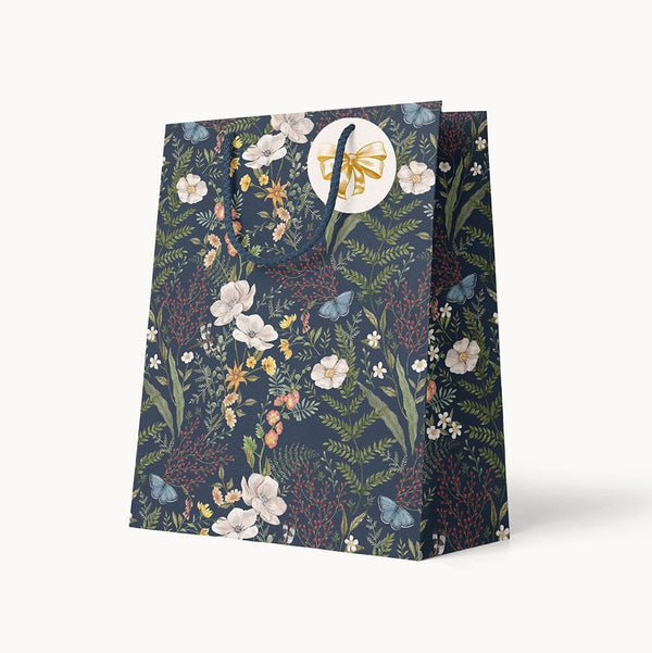 'Dusk In Bloom' Small Gift Bag by Bespoke Letterpress. Australian Art Prints, Gifts, Fashion and Homewares. Green Door Decor. www.greendoordecor.com.au