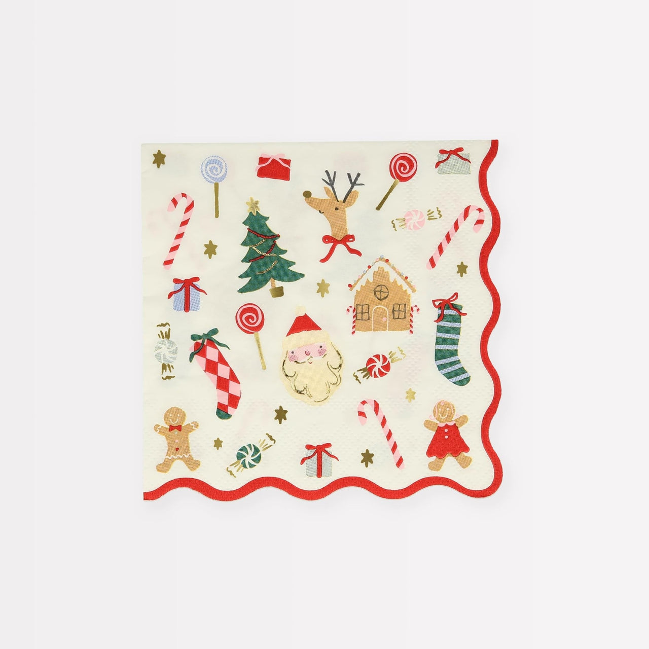 Small Napkin Pack | Jolly Christmas by Meri Meri. Australian Art Prints and Homewares. Green Door Decor. www.greendoordecor.com.au