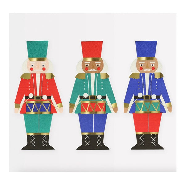 Small Napkin Pack | Nutcracker by Meri Meri. Australian Art Prints and Homewares. Green Door Decor. www.greendoordecor.com.au