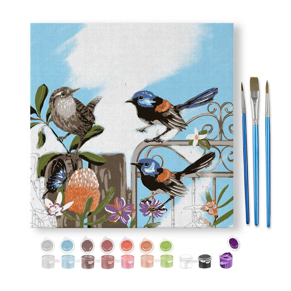 Small Paint By Numbers Kit | Backcountry by La La Land. Australian Art Prints and Homewares. Green Door Decor. www.greendoordecor.com.au