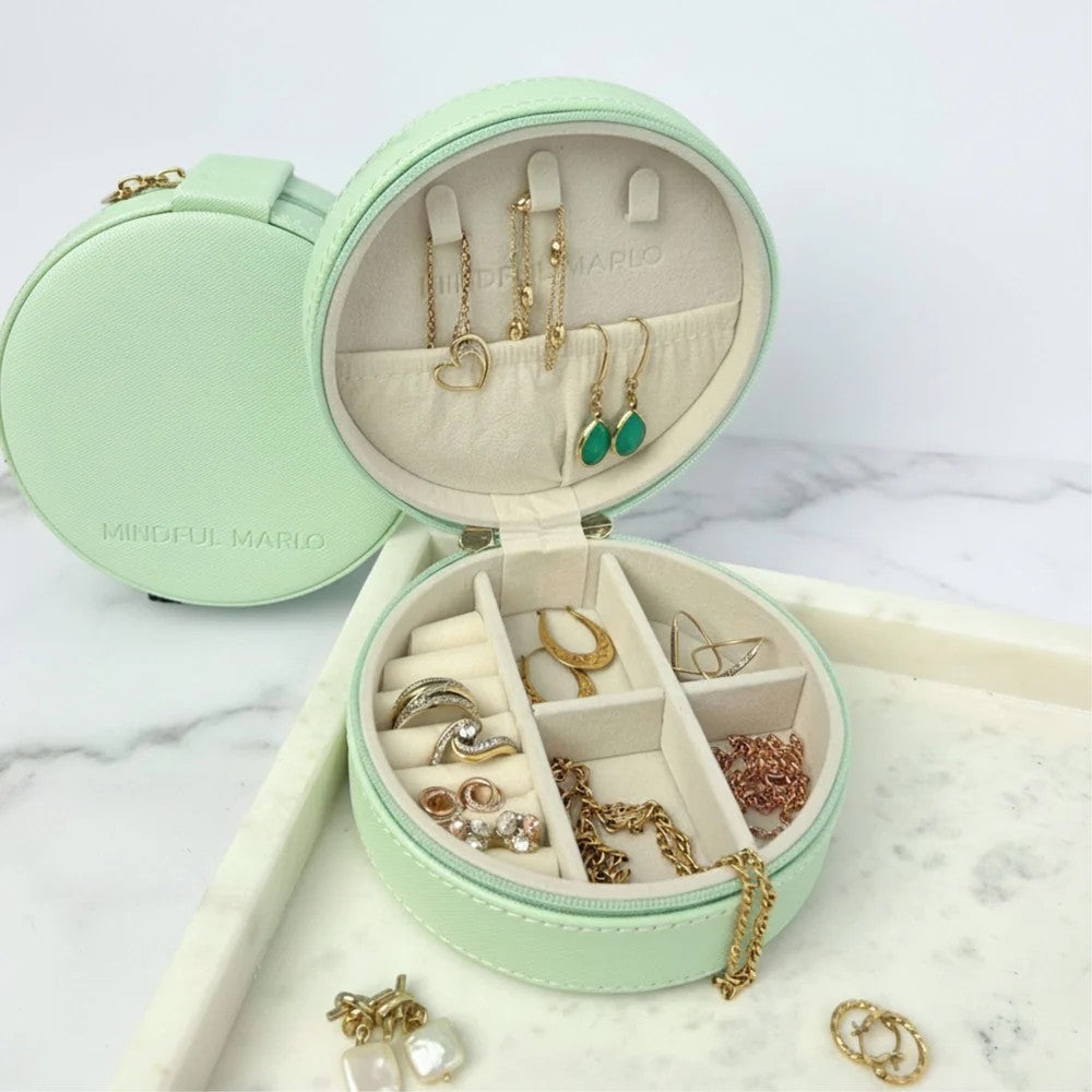 Small Jewellery Case | Mint by Mindful Marlo. Australian Art Prints and Homewares. Green Door Decor. www.greendoordecor.com.au