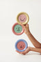 Smiley Plate | Pink Blue by Jones and Co. Australian Art Prints and Homewares. Green Door Decor. www.greendoordecor.com.au