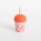 Mini Smoothie Cup & Straw (200ml) | Bows by Chino Club. Australian Art Prints and Homewares. Green Door Decor. www.greendoordecor.com.au