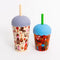 Mini Smoothie Cup & Straw 200ml | Cowboy by Chino Club. Australian Art Prints, Gifts, Fashion and Homewares. Green Door Decor. www.greendoordecor.com.au