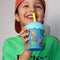 Mini Smoothie Cup & Straw 200ml | Dinotrucks by Chino Club. Australian Art Prints, Gifts, Fashion and Homewares. Green Door Decor. www.greendoordecor.com.au