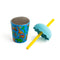Mini Smoothie Cup & Straw 200ml | Dinotrucks by Chino Club. Australian Art Prints, Gifts, Fashion and Homewares. Green Door Decor. www.greendoordecor.com.au