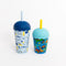 Mini Smoothie Cup & Straw 200ml | Dinotrucks by Chino Club. Australian Art Prints, Gifts, Fashion and Homewares. Green Door Decor. www.greendoordecor.com.au