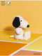 Snoopy Sitting Corduroy | Cream. Australian Art Prints and Homewares. Green Door Decor. www.greendoordecor.com.au