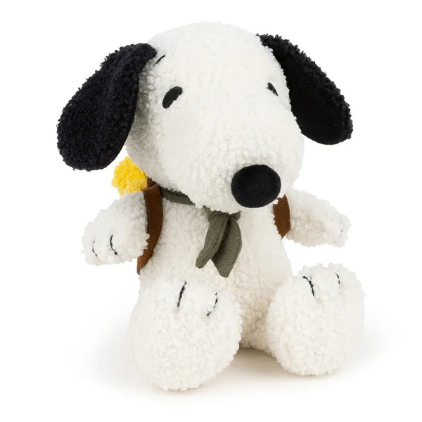 Snoopy with Woodstock in Backpack (20cm). Australian Art Prints, Gifts, Fashion and Homewares. Green Door Decor. www.greendoordecor.com.au