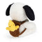 Snoopy with Woodstock in Backpack (20cm). Australian Art Prints and Homewares. Green Door Decor. www.greendoordecor.com.au