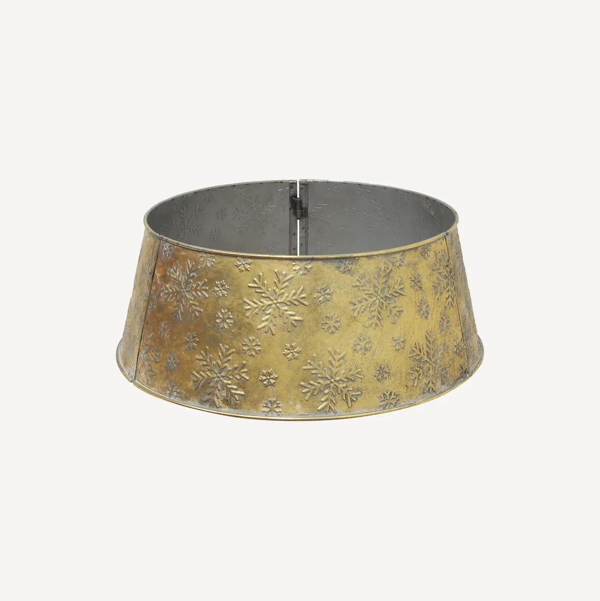 Snowflake Gold Tree Skirt - Small  by French Country Collections. Australian Art Prints and Homewares. Green Door Decor. www.greendoordecor.com.au