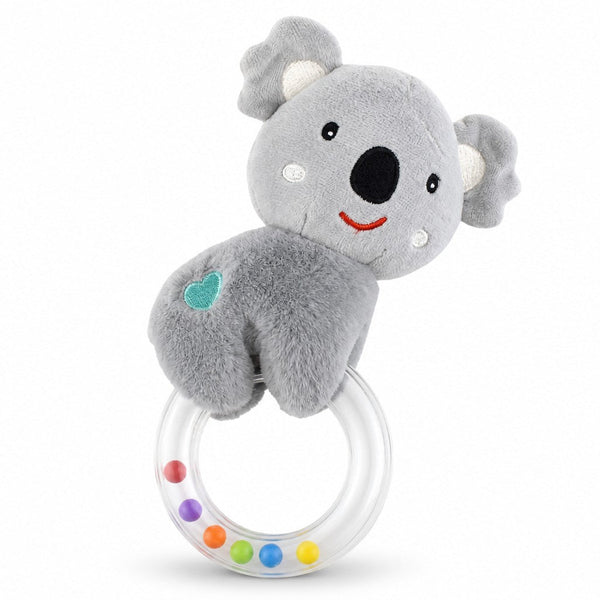 Snuggle Buddy Kuddly Koala Ring Rattle by Eleganter Australia. Australian Art Prints, Gifts, Fashion and Homewares. Green Door Decor. www.greendoordecor.com.au