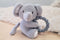 Snuggle Pal with Silicone Teething Ring | Ellis Elephant by Eleganter Australia. Australian Art Prints and Homewares. Green Door Decor. www.greendoordecor.com.au