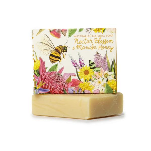 Australian Natural Soap | Nectar Blossom + Manuka Honey by La La Land. Australian Art Prints and Homewares. Green Door Decor. www.greendoordecor.com.au