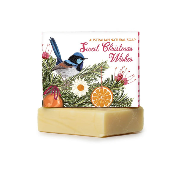 Australian Natural Soap | Sweet Christmas Wishes by La La Land. Australian Art Prints and Homewares. Green Door Decor. www.greendoordecor.com.au