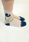 Socks | Blue Flower by Nancybird. Australian Art Prints, Fashion and Homewares. Green Door Decor. www.greendoordecor.com.au