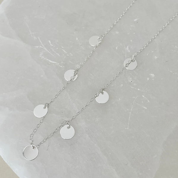 'Solar' Choker Necklace | Silver