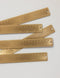 Solid Brass Ruler | 30cm by Bespoke Letterpress. Australian Art Prints, Gifts, Fashion and Homewares. Green Door Decor. www.greendoordecor.com.au