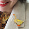 Solid Investment Brooch | Erstwilder x Pete Cromer Fairy Tales Collection. Australian Art Prints, Gifts, Fashion and Homewares. Green Door Decor. www.greendoordecor.com.au