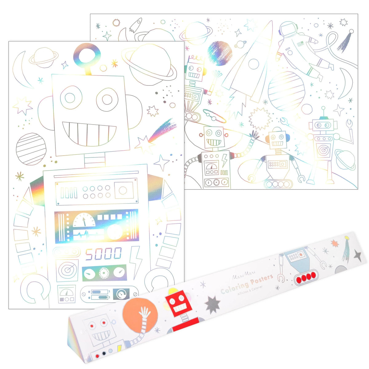 Space Colouring Posters | Meri Meri | Green Door Decor | Kids