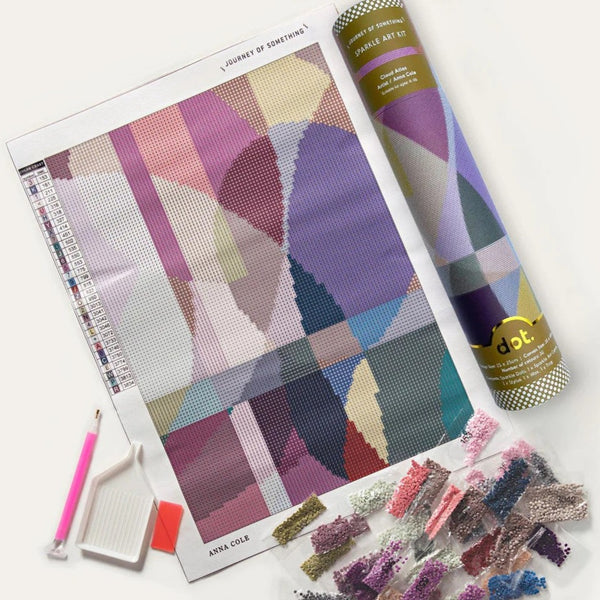 Sparkle Art Kit | Cloud Atlas by Journey Of Something. Australian Art Prints and Homewares. Green Door Decor. www.greendoordecor.com.au