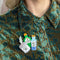 Spell Bottles Brooch | Erstwilder x Fleur Harris x Enid Blyton 'The Magic Faraway Tree'. Australian Art Prints, Gifts, Fashion and Homewares. Green Door Decor. www.greendoordecor.com.au