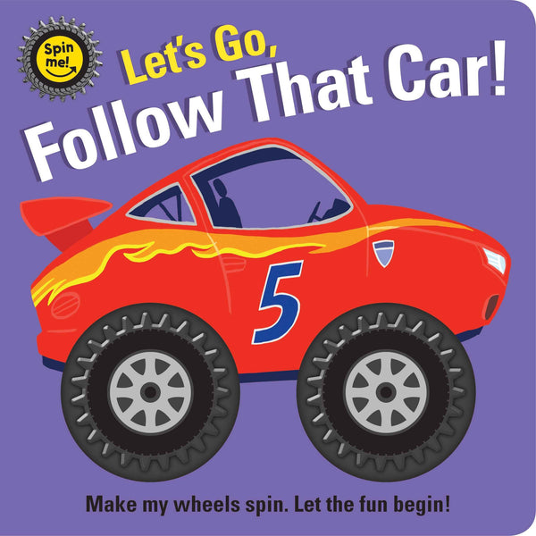 Spin Me! | Follow That Car Book by Lake Press. Australian Art Prints, Gifts, Fashion and Homewares. Green Door Decor. www.greendoordecor.com.au