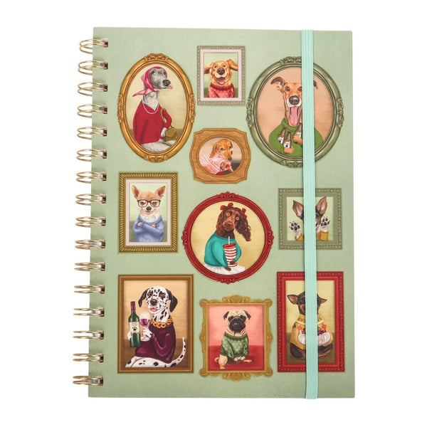 A5 Spiral Notebook | Family Portrait by La La Land. Australian Art Prints, Gifts, Fashion and Homewares. Green Door Decor. www.greendoordecor.com.au