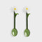 Klevering | Spoon Flora White Set. Australian Art Prints and Homewares. Green Door Decor. www.greendoordecor.com.au