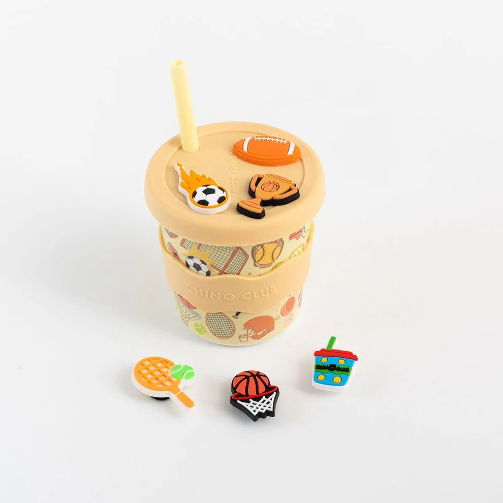 Chino Charm Cup (8oz) | Sports by Chino Club. Australian Art Prints, Gifts, Fashion and Homewares. Green Door Decor. www.greendoordecor.com.au